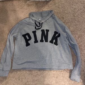 PINK cropped hoodie